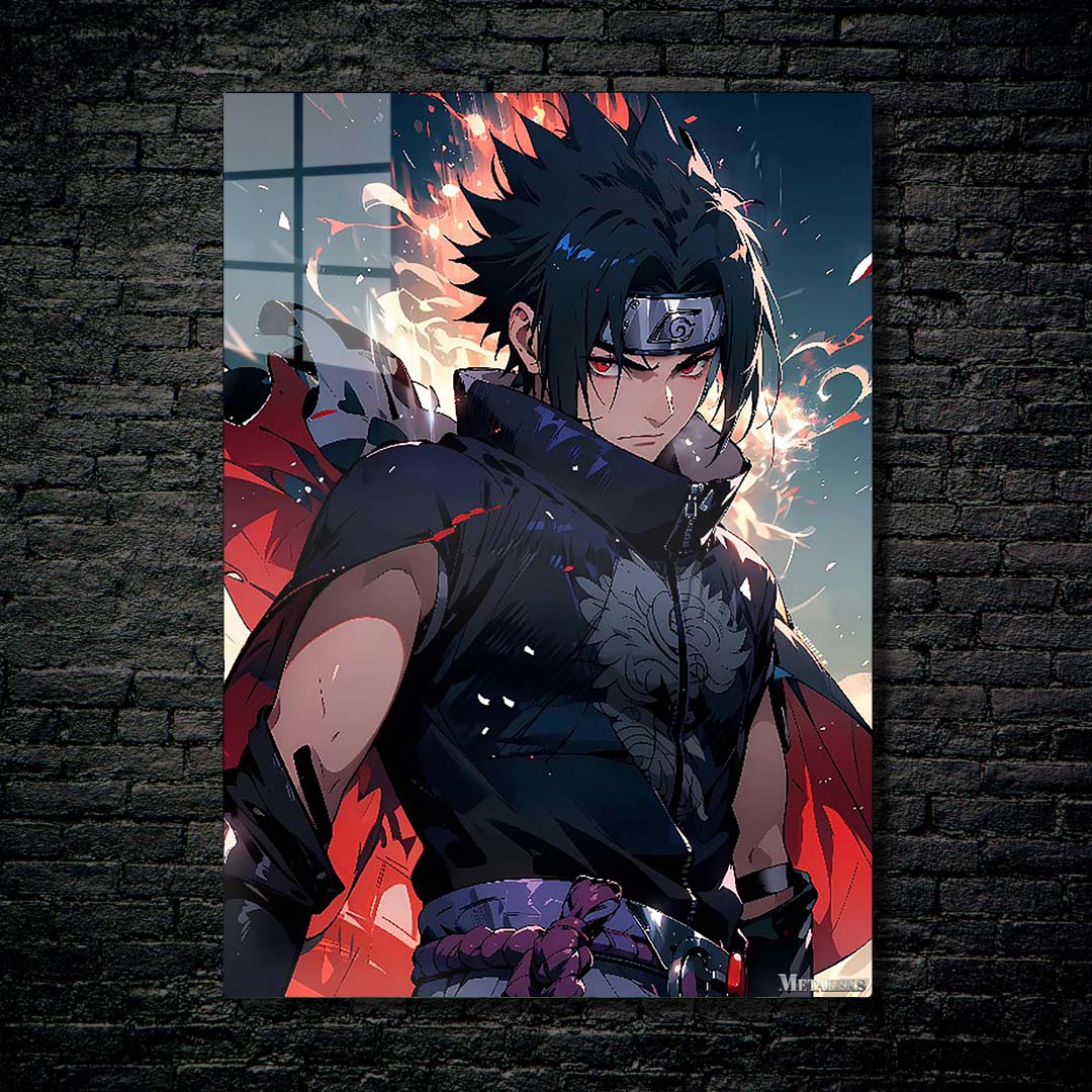 sasuke naruto art-Artwork by @Tiwik.ai