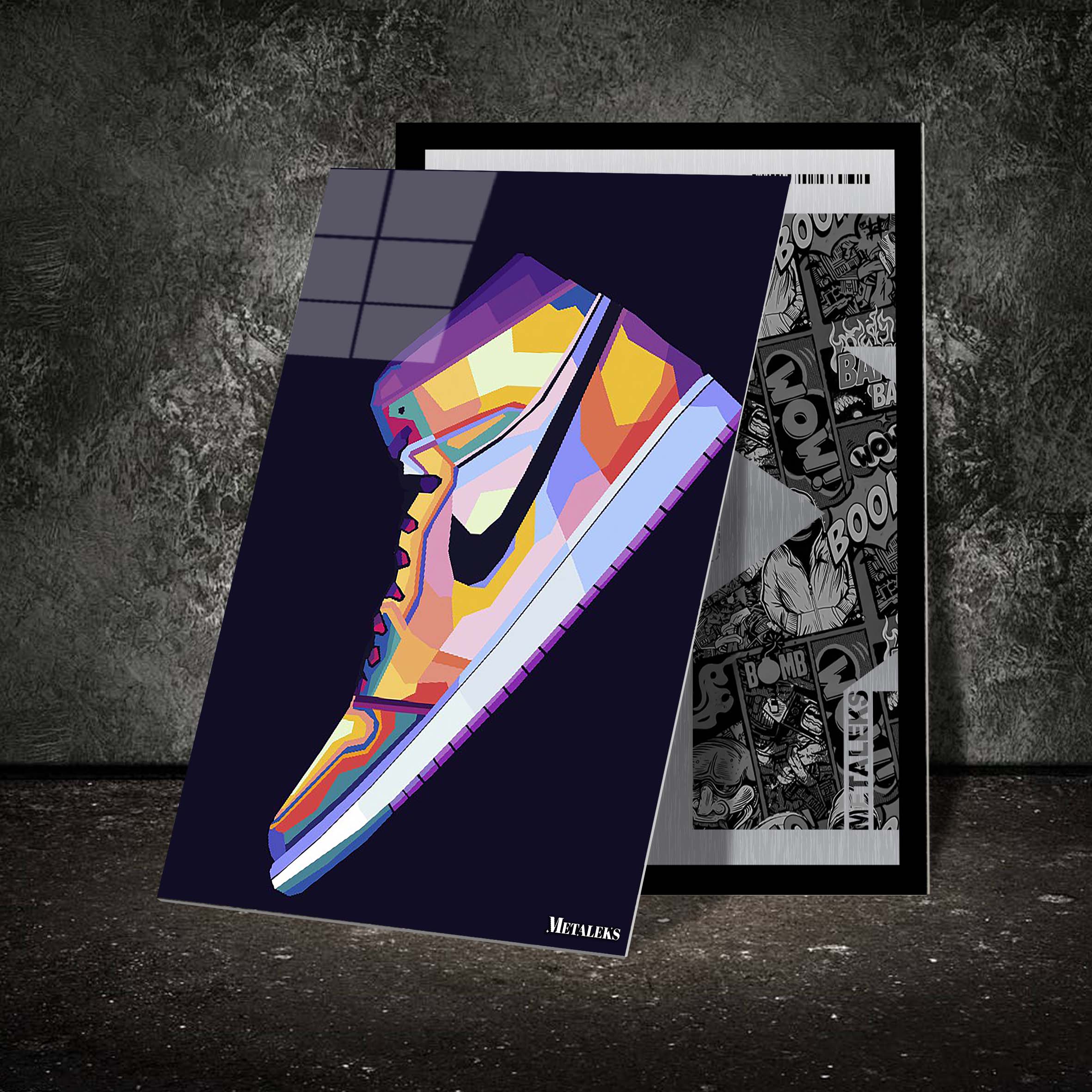 sneaker in pop art wpap