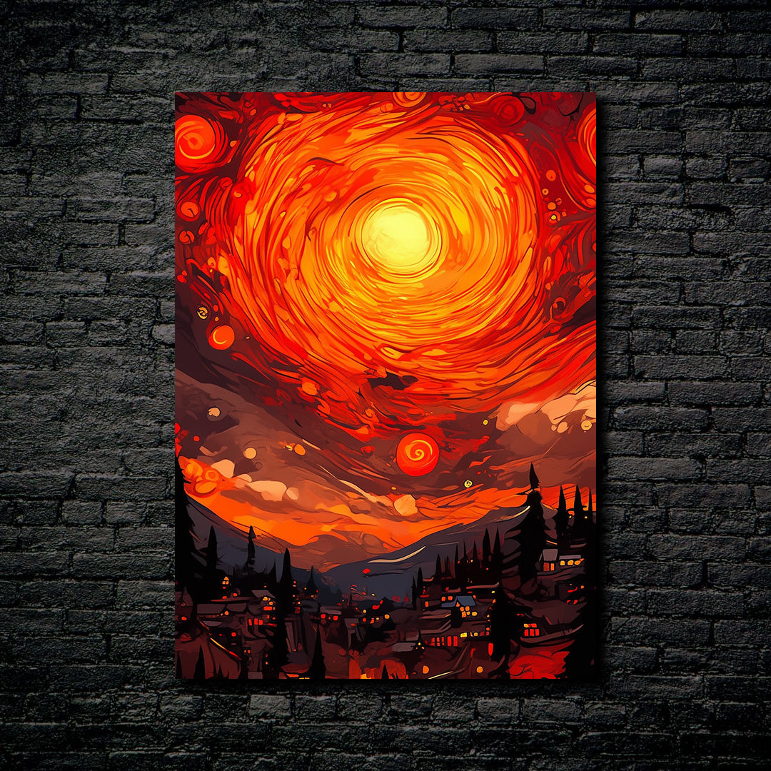 Van Gogh Series-solar star