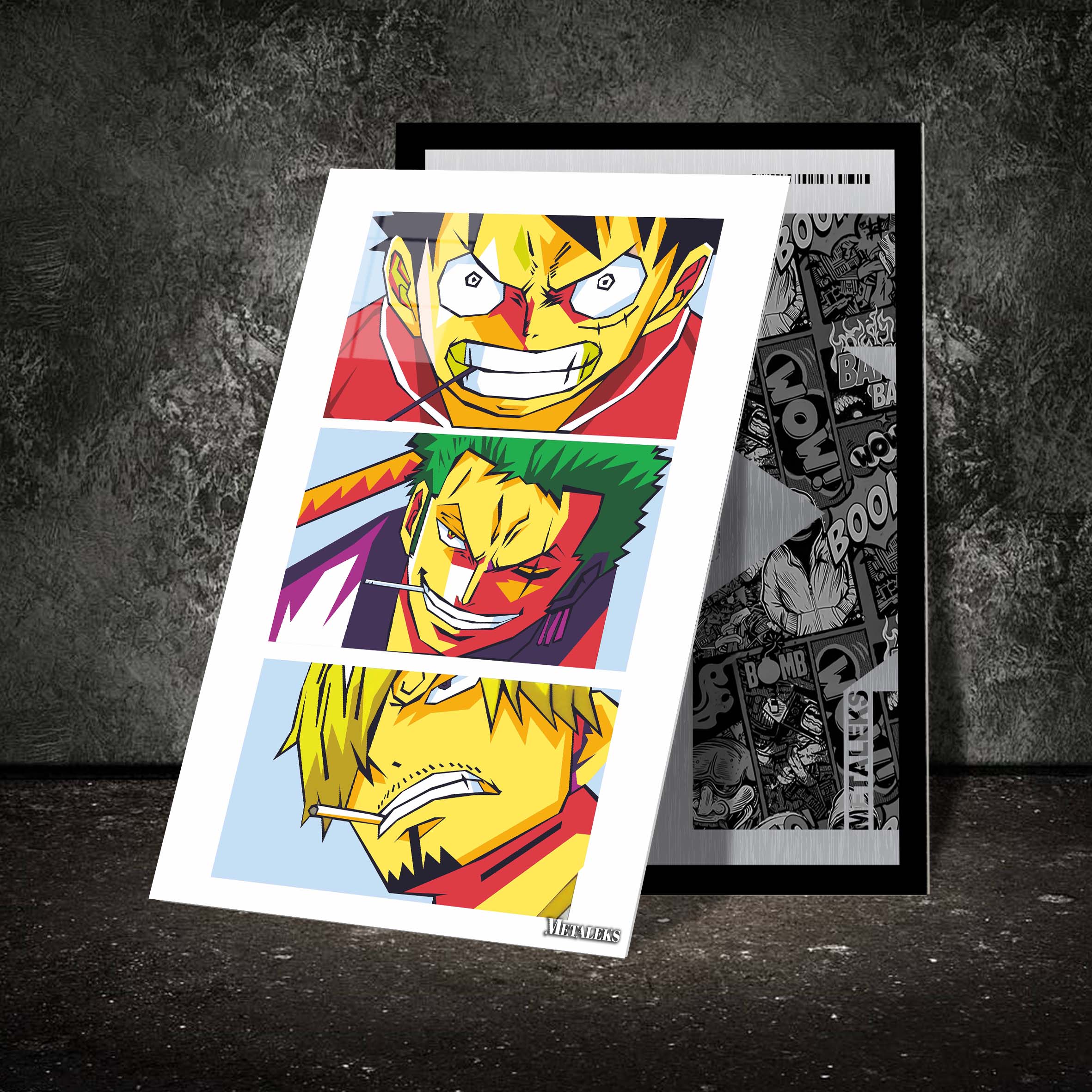 Luffy Zoro Sanji Pop Art