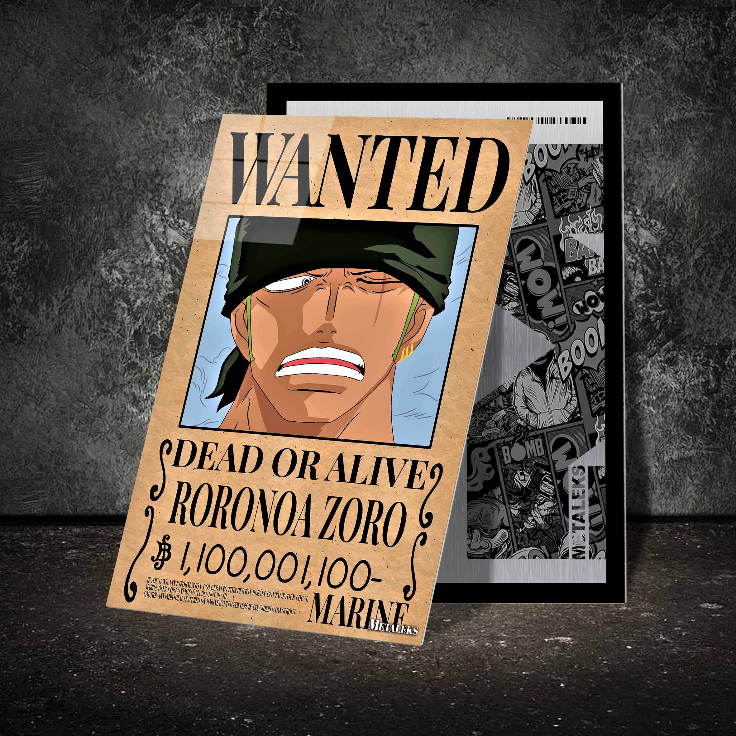 wanted zoro one piece